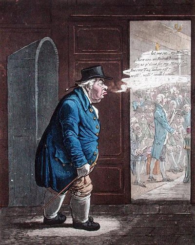 Nadzieja, wydana przez Hannah Humphrey w 1802 roku (akwaforta ręcznie kolorowana) (patrz 191205) autorstwa James Gillray
