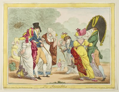 Niewidzialni autorstwa James Gillray