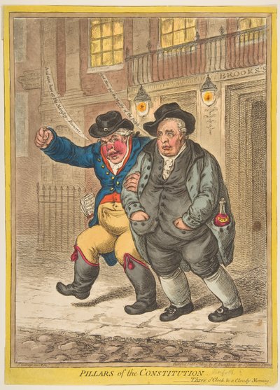 Filary Konstytucji, 1 lutego 1809 r. autorstwa James Gillray