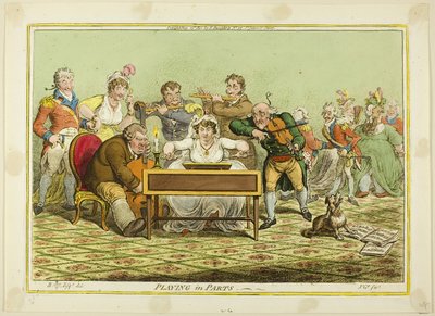 Gra w częściach autorstwa James Gillray