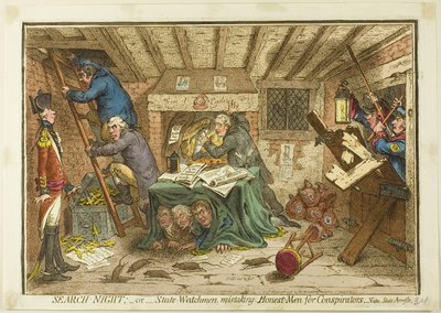 Search-Night autorstwa James Gillray