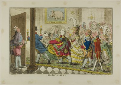 Noc weselna autorstwa James Gillray