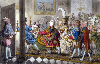 Noc weselna autorstwa James Gillray