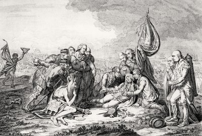 Śmierć Wielkiego Wilka, wyd. przez H. Humphrey, 1795 (patrz także 119752, 124902 i 153197) autorstwa James Gillray