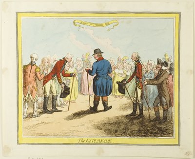 Esplanade autorstwa James Gillray