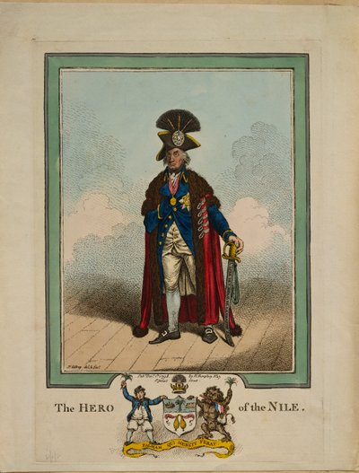 Bohater Nilu, 1878 autorstwa James Gillray