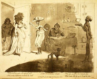 Święto Skąpca autorstwa James Gillray