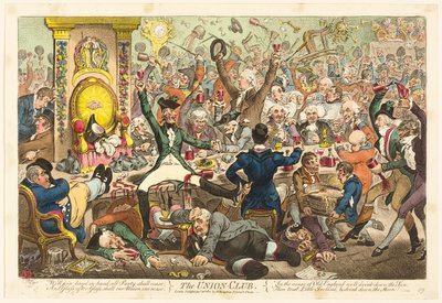 Klub Unii autorstwa James Gillray