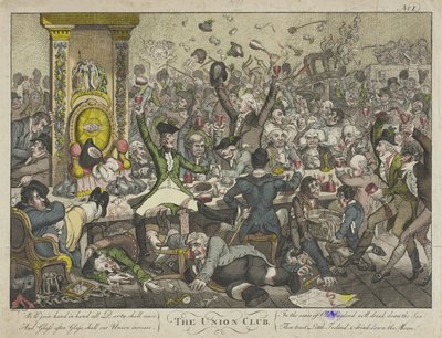 Klub Union autorstwa James Gillray