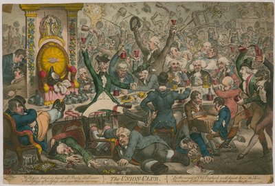 Union Club autorstwa James Gillray
