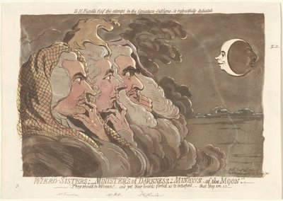 Dziwne siostry; Ministrowie Ciemności; Sługusy Księżyca autorstwa James Gillray