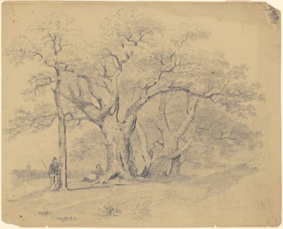 Pod starymi dębami autorstwa James Goodwyn Clonney