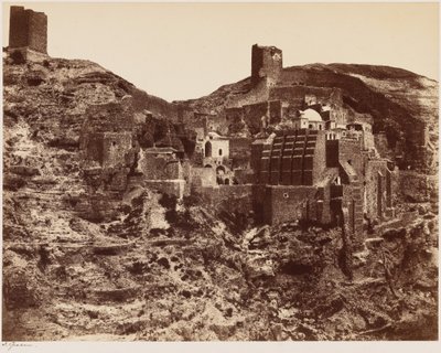 Klasztor Mar Saba, ok. 1855 (zdjęcie) autorstwa James Graham