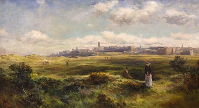 St Andrews z pola golfowego autorstwa James Gustavus Hope Spindler