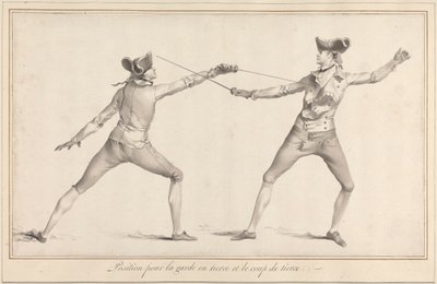 Stanowisko dla Garde en Tierce i Coup de Tierce autorstwa James Gwin