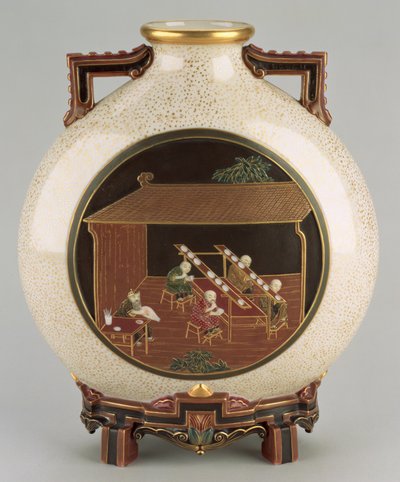 Wazon „Malowanie wyrobów”, Worcester Royal Porcelain Company Ltd autorstwa James Hadley