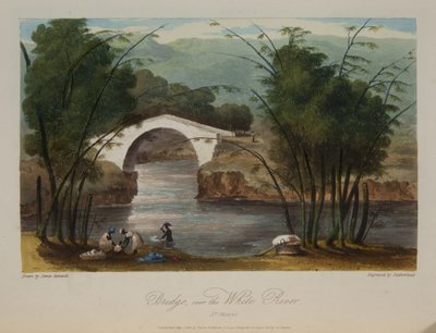 Most nad rzeką White River autorstwa James Hakewill