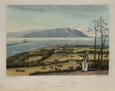 Kingstona i Port Royale autorstwa James Hakewill