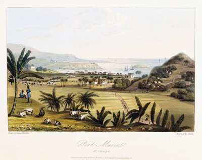 Port Marial: Mariacki, 1825 autorstwa James Hakewill