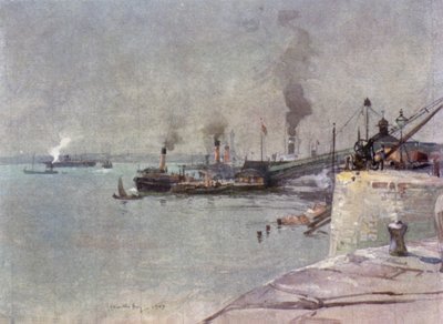 Lądowanie, South End autorstwa James Hamilton Hay