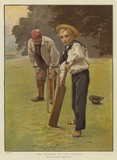 Batsman przyszłości (chromolitho) autorstwa James Hayllar