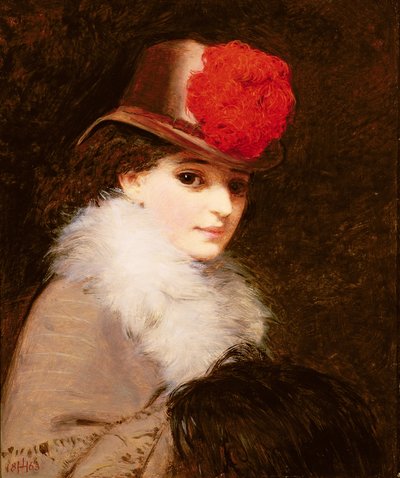 Kokietka, 1863 autorstwa James Hayllar