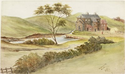 Hedworth Dene (akwarela i farba do ciała oraz tusz na papierze) autorstwa James Henry Cleet