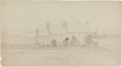 Old Workhouse, Ocean Road (ołówek na karcie) autorstwa James Henry Cleet