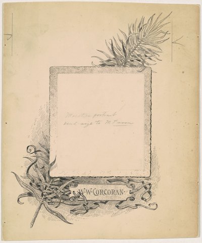 Frontyspis, Portret W.W. Corcorana autorstwa James Henry Moser