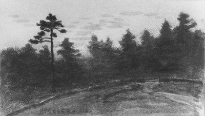 Krajobraz z albumu McGuire, 1908. autorstwa James Henry Moser