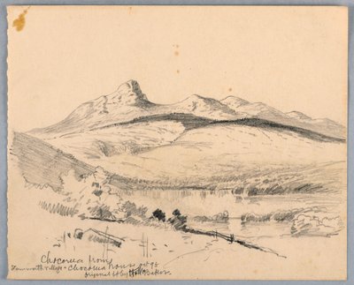 Góra Chocorua z Tamworth, New Hampshire autorstwa James Henry Moser