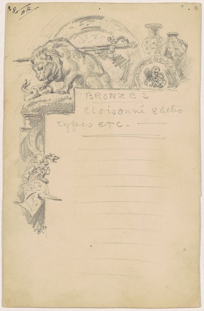 Studium dla "Brązów" autorstwa James Henry Moser