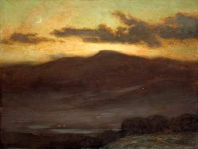 Zachód słońca, Mount McIntyre autorstwa James Henry Moser