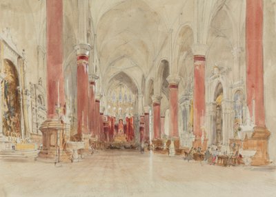 Wnętrze kościoła San Giovanni e Paolo w Wenecji autorstwa James Holland