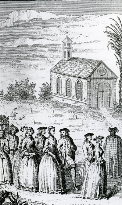 Ilustracja z „Historii przygód Josepha Andrewsa i jego przyjaciela pana Abrahama Adamsa” Henry’ego Fieldinga, wydanej w 1742 roku autorstwa James Hulett