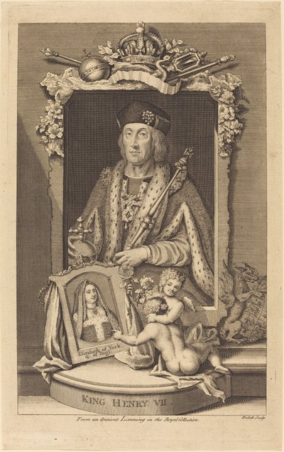 Król Henryk VII autorstwa James Hulett after George Vertue