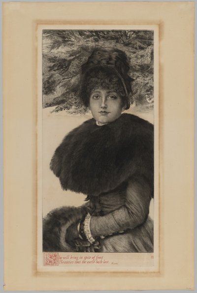Zimowy spacer autorstwa James Jacques Joseph Tissot