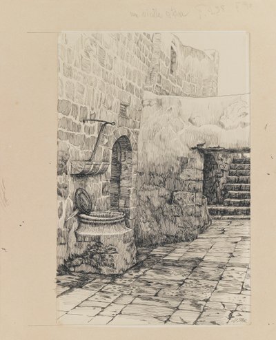 Stara cysterna, ilustracja z Życia naszego Pana Jezusa Chrystusa (tusz i grafit na papierze) autorstwa James Jacques Joseph Tissot