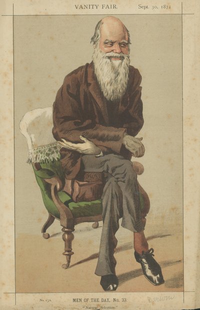 Karol Darwin autorstwa James Jacques Joseph Tissot