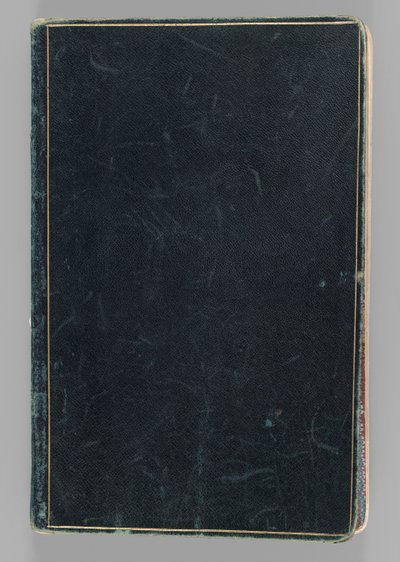 Okładka albumu Szkice do Życia Pana Naszego Jezusa Chrystusa, koniec lat osiemdziesiątych XIX wieku (oprawa skórzana, grafit i wash na papierze) autorstwa James Jacques Joseph Tissot
