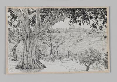 W połowie drogi na Górę Oliwną, ilustracja z Życia naszego Pana Jezusa Chrystusa autorstwa James Jacques Joseph Tissot