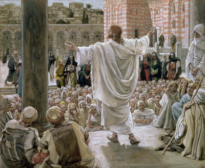 Jerozolima, Jerozolima, ilustracja do Życia Chrystusa, ok. 1886-96 (gwasz na tekturze) autorstwa James Jacques Joseph Tissot