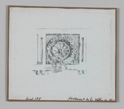 Ornament judaistyczny, ilustracja z Życia Pana naszego Jezusa Chrystusa (tusz na papierze) autorstwa James Jacques Joseph Tissot