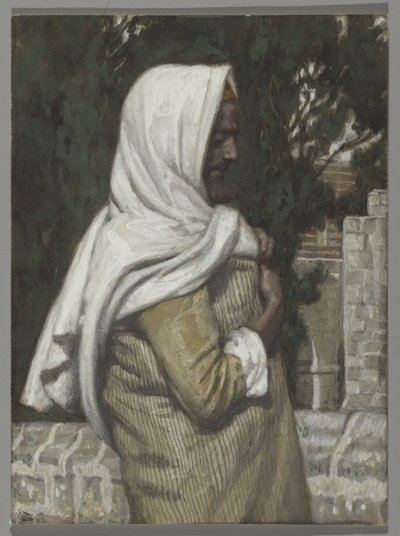 Łazarz, ilustracja do Życia Chrystusa, ok. 1886-94 (toaleta i gwasz na tekturze) autorstwa James Jacques Joseph Tissot