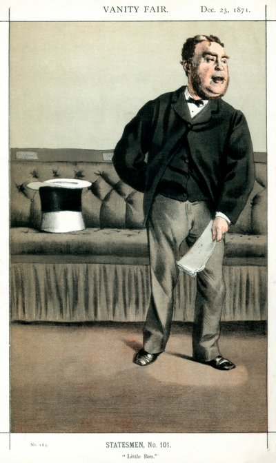 Little Ben, George Cavendish-Bentinck, brytyjski polityk, 1871. autorstwa James Jacques Joseph Tissot