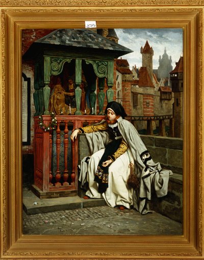 Małgorzata na murach obronnych, 1861 autorstwa James Jacques Joseph Tissot