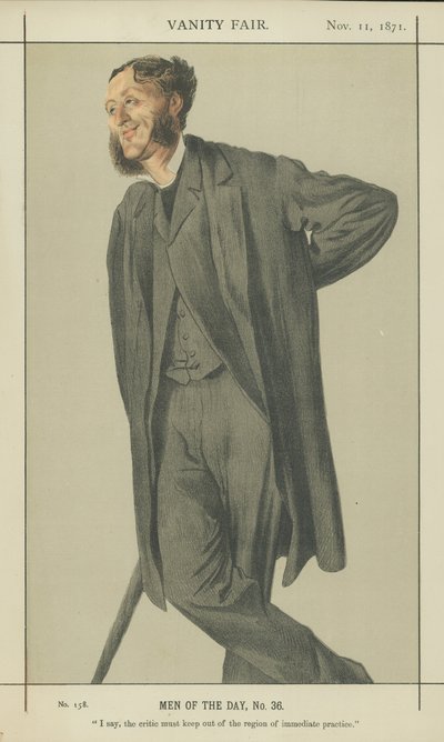 Pan Matthew Arnold (kolor lito) autorstwa James Jacques Joseph Tissot