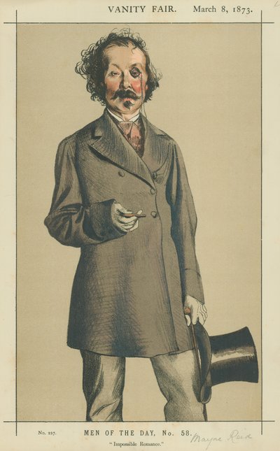 Pan Talbot Mayne Reid, Impossible romance, 8 marca 1873, komiks Vanity Fair autorstwa James Jacques Joseph Tissot