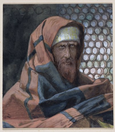 Nikodem, ilustracja do Życia Chrystusa, ok. 1886-94 (toaleta i gwasz na tekturze) autorstwa James Jacques Joseph Tissot