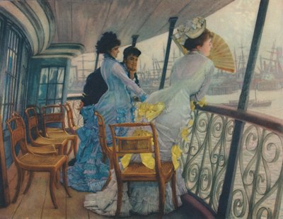 Na pokładzie H.M.S. Kalkuta, ok. 1877, 1948. autorstwa James Jacques Joseph Tissot